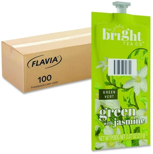 The Bright Tea Co. Green with Jasmine Tea Freshpack 100/Carton 48023 The Bright Tea Co. Green with Jasmine Tea Freshpack 100/Carton 48023