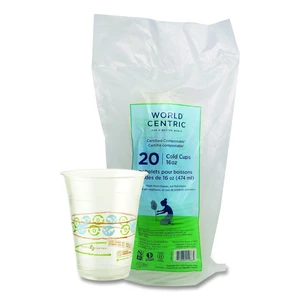 PLA Clear Cold Cups 16 oz 20/Pack CPRTCS16 PLA Clear Cold Cups 16 oz 20/Pack CPRTCS16