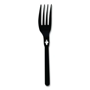 Fork WeGo Polystyrene Fork Plastic Black 1000/Carton 54101101 Fork WeGo Polystyrene Fork Plastic Black 1000/Carton 54101101