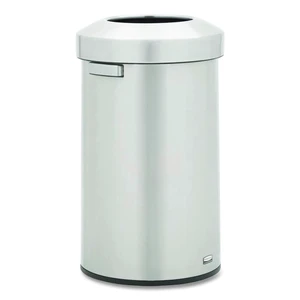 Refine Series Waste Receptacle 23 gal Plastic/Stainless Steel 2147584 Refine Series Waste Receptacle 23 gal Plastic/Stainless Steel 2147584