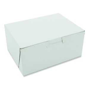 White One-Piece Non-Window Bakery Boxes 6 x 4.5 x 2.75 White Paper 250/Carton SCH0903 White One-Piece Non-Window Bakery Boxes 6 x 4.5 x 2.75 White Paper 250/Carton SCH0903