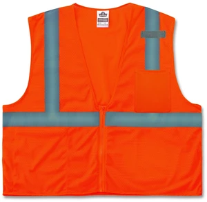 GloWear 8210Z Class 2 Economy Mesh Vest Polyester Orange 4X-Large/5X-Large 21049 GloWear 8210Z Class 2 Economy Mesh Vest Polyester Orange 4X-Large/5X-Large 21049