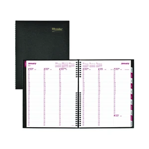 CoilPro Weekly Appointment Book in Columnar Format 11 x 8.5 Black Lizard-Look Cover 12-Month Jan to Dec: 2026 CB950CBLK CoilPro Weekly Appointment Book in Columnar Format 11 x 8.5 Black Lizard-Look Cover 12-Month Jan to Dec: 2026 CB950CBLK