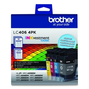 LC4064PKS Ink 3000/1500 Page-Yield Black/Cyan/Magenta/Yellow LC4064PKS Ink 3000/1500 Page-Yield Black/Cyan/Magenta/Yellow