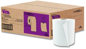 Cascades Pro Roll Paper Towels 1-Ply 7.9" x 800 ft White 6 Rolls/Carton H080 Cascades Pro Roll Paper Towels 1-Ply 7.9" x 800 ft White 6 Rolls/Carton H080