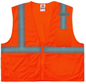GloWear 8210Z Class 2 Economy Mesh Vest Polyester Orange 2X-Large/3X-Large 21047 GloWear 8210Z Class 2 Economy Mesh Vest Polyester Orange 2X-Large/3X-Large 21047