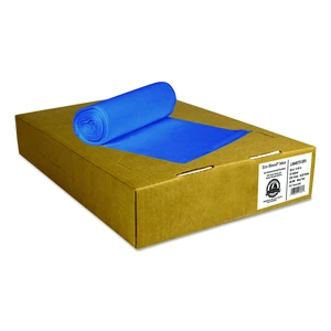 Eco Blend Max 60gal Industrial Trash Bag Low Density Blue 100 Bags L7658TXER1 Eco Blend Max 60gal Industrial Trash Bag Low Density Blue 100 Bags L7658TXER1