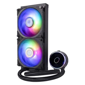 Cooler Master MasterLiquid PL240 FLUX Close-Loop AIO CPU Liquid Cooler, Gen2 ARGB Dual Loop Pump Cooler Master MasterLiquid PL240 FLUX Close-Loop AIO CPU Liquid Cooler, Gen2 ARGB Dual Loop Pump