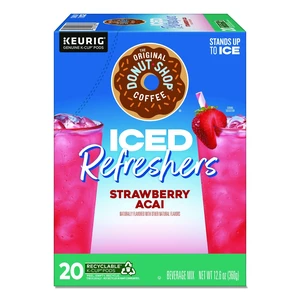 ICED Refreshers K-Cup Pods Strawberry Acai 20/Box 5000379382 ICED Refreshers K-Cup Pods Strawberry Acai 20/Box 5000379382