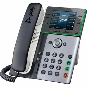 Poly Edge E320 IP Phone Corded Bluetooth Desktop Wall Mountable Black 89B52AA Poly Edge E320 IP Phone Corded Bluetooth Desktop Wall Mountable Black 89B52AA