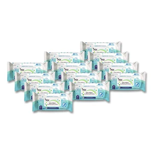 Baby Wipes, 1-Ply, 6.7 x 8, Fragrance-Free, White, 40/Pack, 12 Packs/Carton Baby Wipes, 1-Ply, 6.7 x 8, Fragrance-Free, White, 40/Pack, 12 Packs/Carton