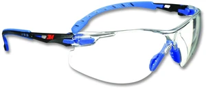 Solus 1000 Series Safety Glasses Frameless Blue Arms Clear Single Lens S1101SGAF Solus 1000 Series Safety Glasses Frameless Blue Arms Clear Single Lens S1101SGAF