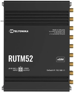 THE RUTM52 IS A DUAL 5G MODEM ROUTER WITH MULTI-WAN CAPABILITIES, 4G BACKWARDS C THE RUTM52 IS A DUAL 5G MODEM ROUTER WITH MULTI-WAN CAPABILITIES, 4G BACKWARDS C