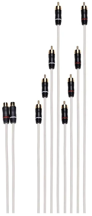 Fusion Performance RCA Cable - Dual Female to 8-Way Male Fusion Performance RCA Cable - Dual Female to 8-Way Male