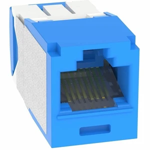 Panduit Mini-Com UTP RJ45 Cat 6A TG Jack Module Corrosion Resistant, Blue Panduit Mini-Com UTP RJ45 Cat 6A TG Jack Module Corrosion Resistant, Blue