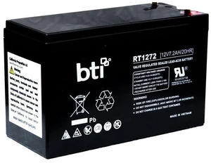 REPLACEMENT SEALED LEAD ACID BATTERY 12V7.2AH-T2-BATT-BTI APC 12V 7.2A REPLACEMENT SEALED LEAD ACID BATTERY 12V7.2AH-T2-BATT-BTI APC 12V 7.2A