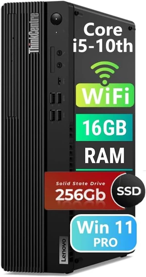 Lenovo ThinkCentre M70s SFF PC Desktop, Core i5-10th, 256GB, 16GB (Renewed) Lenovo ThinkCentre M70s SFF PC Desktop, Core i5-10th, 256GB, 16GB (Renewed)