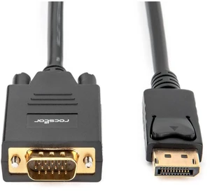 Rocstor DisplayPort to VGA Adapter Converter Cable M/M Y10C290B1 Rocstor DisplayPort to VGA Adapter Converter Cable M/M Y10C290B1