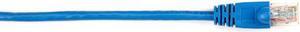 Black Box 1ft RJ-45 M/M Cat6 Snagless Stranded Patch Cable Blue 25 Pack