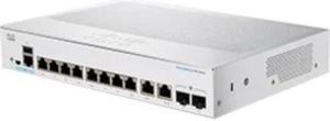 Cisco Business CBS350-8T-E-2G Managed Switch | 8 Port GE | Ext PS | 2x1G Combo | Limited Lifetime Protection (CBS350-8T-E-2G-NA)