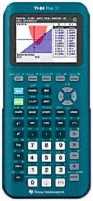 Texas Instruments TI-84 Plus CE Handheld Graphing Calculator, Teal, 84PLCE/TBL/1L1/AS