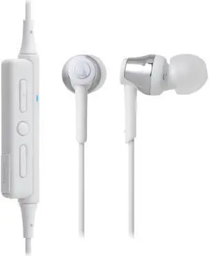 Audio-Technica ATH-CKR35BT Sound Reality Wireless In-Ear Headphones- Silver