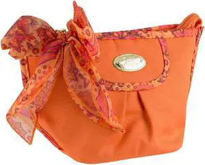 Jackie Design Summer Bliss Makeup Cosmetic Bag Orange