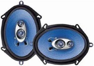 Pyle PL573BL 5x7-Inch 300W 3-Way Speakers (Pair)