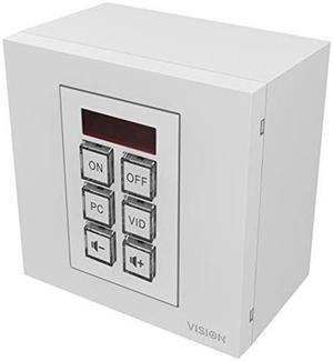 VISION CONTROL PROJECTOR CONTROLLER - Learns IR remote control codes from original device remote - one code per button. Or for advanced applications it can be connected to a PC via USB and programmed