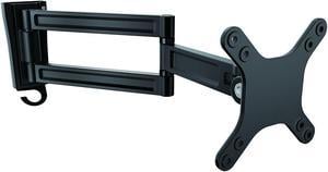 StarTech ARMWALLDS Wall Mount Monitor Arm - Dual Swivel - Supports 13" to 27" Monitors - VESA Mount - TV Wall Mount - TV Mount