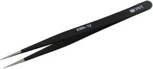 Hand Tools Anti-static ESD Tweezers Set Straight Curved Electronic Craft Jewellery