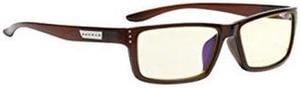 GUNNAR RIOT Espresso Frame (Amber Lens) Tint 65% Blue Light & 100% UV Protection, RIO-00201