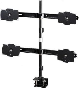 Amer Mounts Quad Monitor Clamp Mount for up to 32" Screens