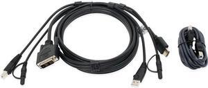 IOGEAR 6ft HDMI to DVI, USB KVM Cable Kit with Audio (TAA)
