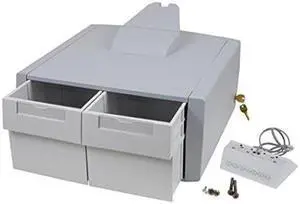 Ergotron 97-977 Styleview Primary Double Tall Drawer - Mounting Component (2 Drawers Module, Drawer Divider) For Medication - Lockable - Medical - Gray, White - Cart Mountable