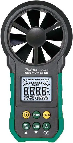 Pro'skit MT-4615 Multifunction Anemometer Air Volume Tester Anemometer