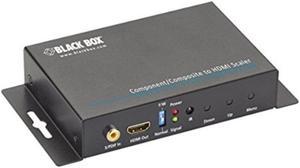 Black Box AVSC-VIDEO-HDMI Component/Composite-to-HDMI Scaler and Converter with Audio