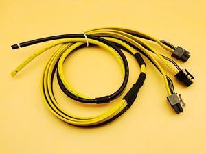 5PCS Power Supply Cable 3 6Pin Adapter Cable 6pin GPU Video Card Wire 10AWG + 16AWG Cables 90cm for BTC ETH LTH Miner Mining