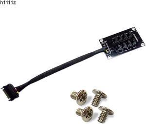 SATA 1 to 8 4Pin Molex Cooler Cooling Fan Hub Splitter PWM Power Supply Speed Controller SATA Power Cable Adapter For BTC Mining