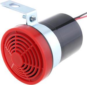 Black & Red 105dB Reversing Back up Alarm Horn Speaker for Motorcycle Car Vehicle