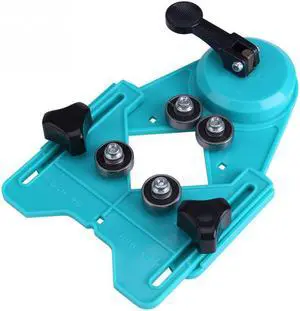 Adjustable 4mm-80mm Drill Bit Cceramic Glass Marble Hole Saw Guide Sucker Base Locator Drilling Guide