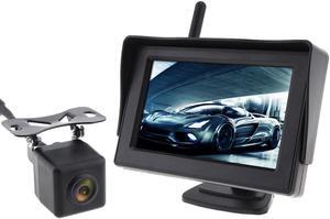 4.3 Inch Wireless HD Rearview Monitor Auto Parking System Built-in Antenna with Camera