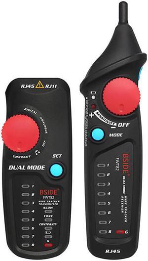 BSIDE FWT82 Dual Mode Network Cable Tracker Wire Toner RJ45 RJ11 Ethernet LAN Tracer Analyzer Detector Line Finder