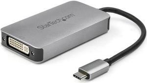 StarTech CDP2DVIDP 24-pin USB-C Male to 29-pin DVI Dual-Link Female Adapter