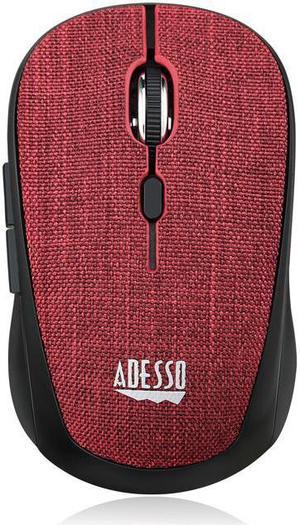 Adesso iMouse S80R Mini Wireless 5-Button Fabic Mouse Red