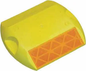 3M RPM-291-Y Pavement Marker,Yellow,4" L,PK100