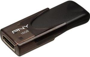PNY 16GB Attaché 4 USB 2.0 Flash Drive 5-Pack,black