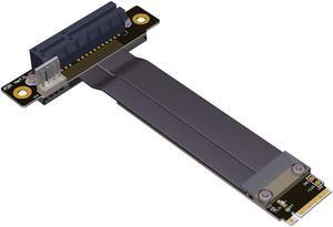 M.2 NGFF NVMe M Key 2280 Riser Card Riser PCIe x4 3.0 PCI-E 4x Gen3.0 Cable M2 Key-M PCI-Express Extension cord 32G/bps