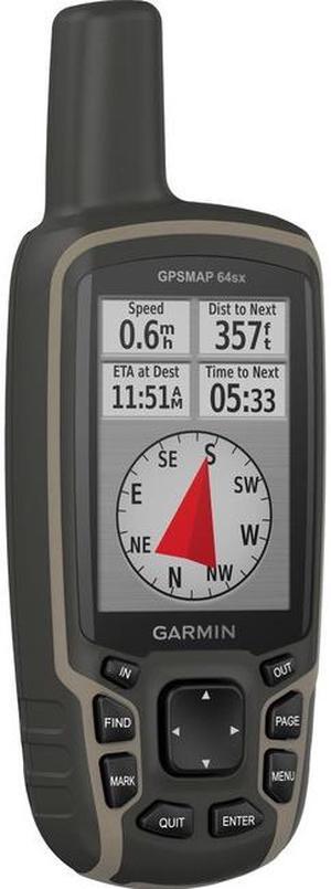 Garmin GPSMAP 64sx Handheld GPS Navigator Handheld Mountable 0100225810