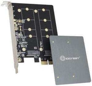 Syba Dual M.2 B-Key PCI-e 3.0 x1 Adapter with Heatsink (SI-PEX40153)